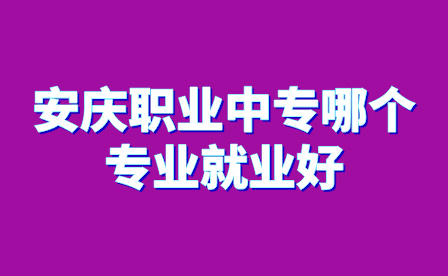 安庆职业中专哪个专业就业好