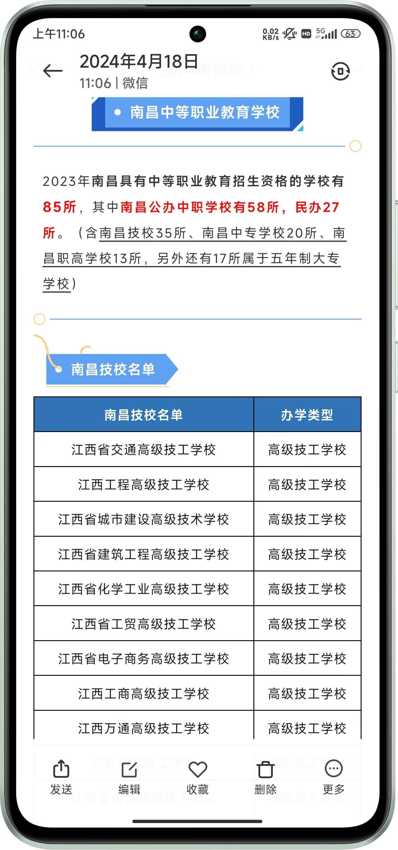 江西中职学校名单有哪些