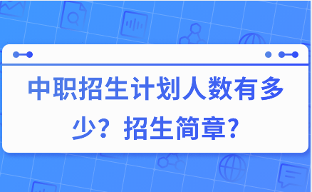 中职招生计划人数有多少