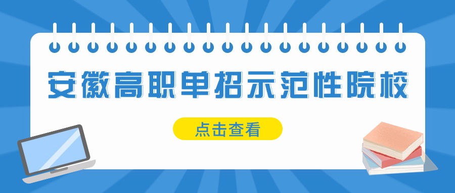 安徽高职单招示范性院校