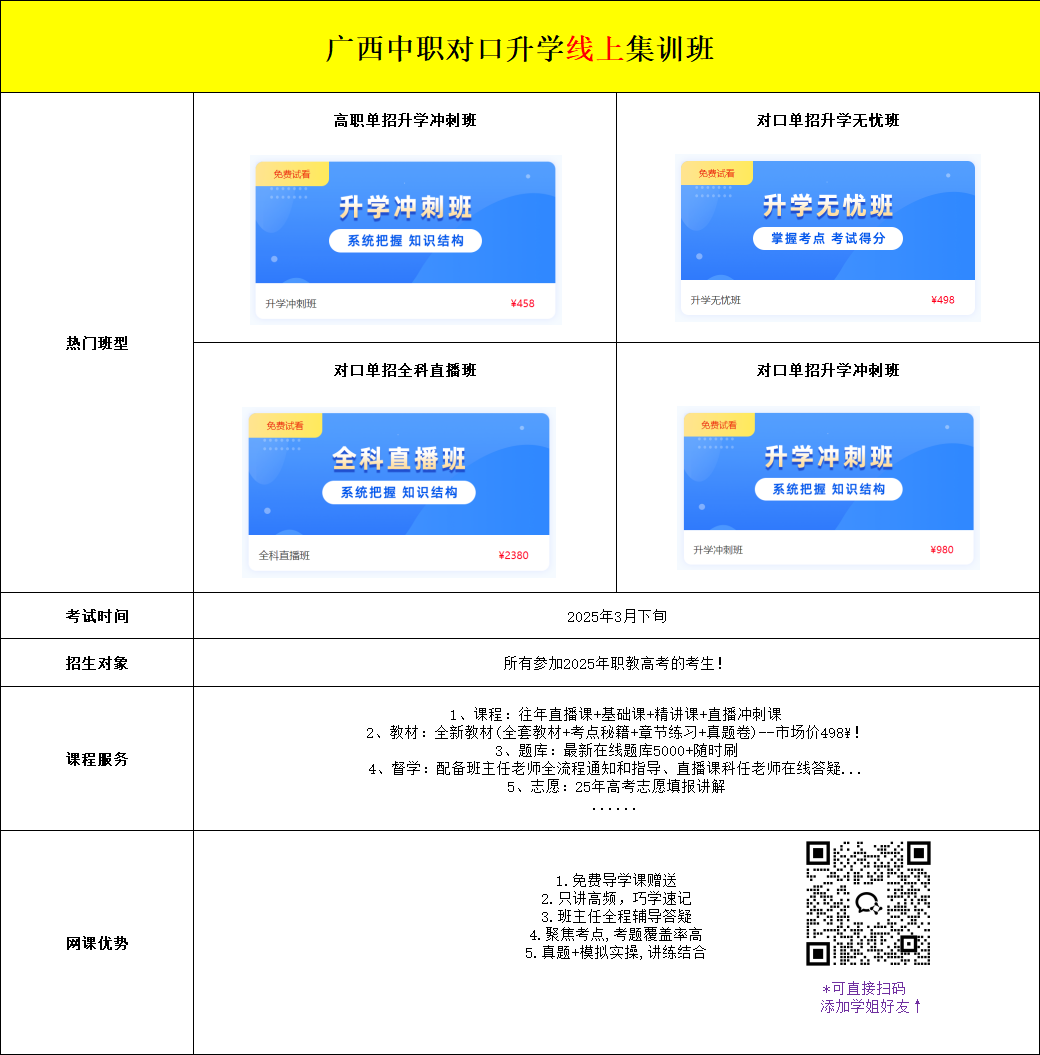 2025年桂林师范高等专科学校职教高考报考指南!