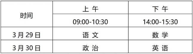 2025年河北省体育单招文化考试相关安排出炉