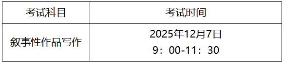 广东省2026年普通高校招生表(导)演类(戏剧影视导演方向)专业省统考笔试科目考试时间