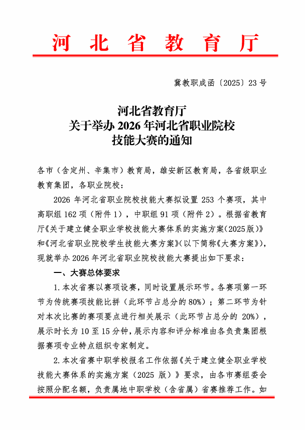 2026年河北单招“直通卡”：技能大赛获奖免试与赋分全指南