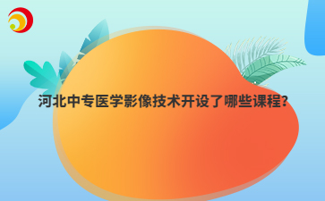 河北中专医学影像技术开设了哪些课程？