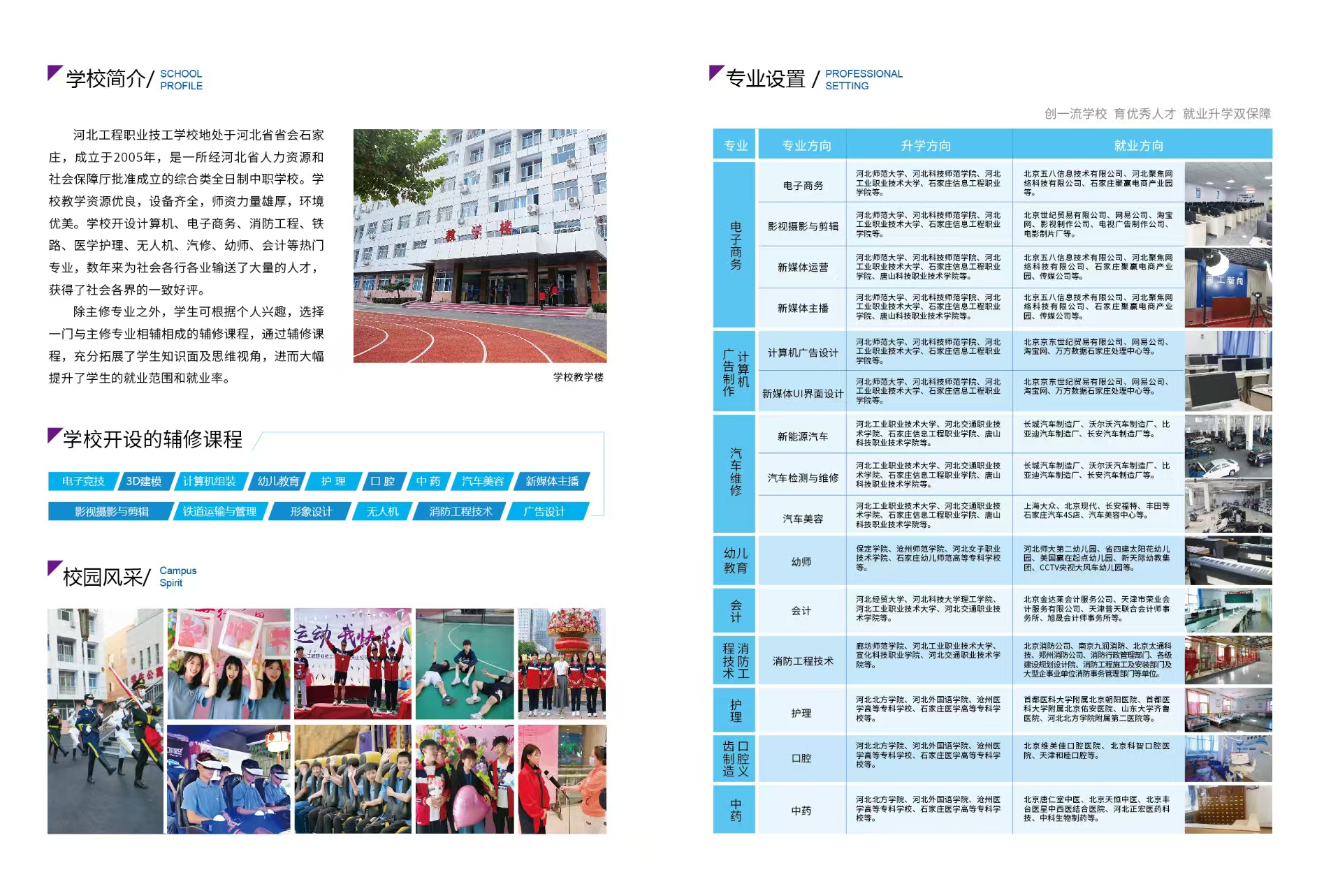 河北工程职业技工学校2026年招生简章