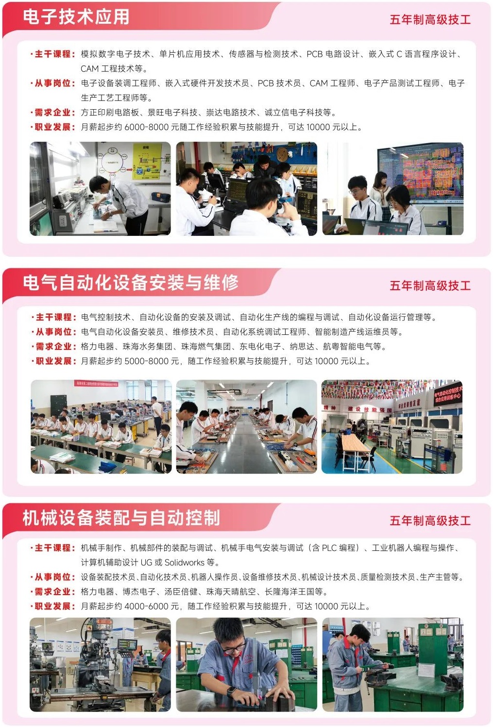 珠海市技师学院2025年招生专业介绍5