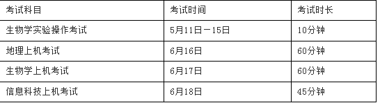 2026年广州初中地理、信息和生物学学业考试安排来了！
